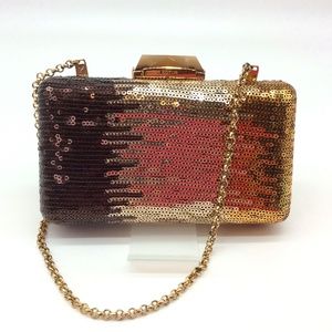 Vintage Kotur Sequined Clutch with Chain